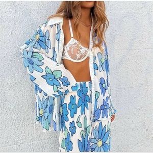 2 piece co ord set plisse preowned US size medium